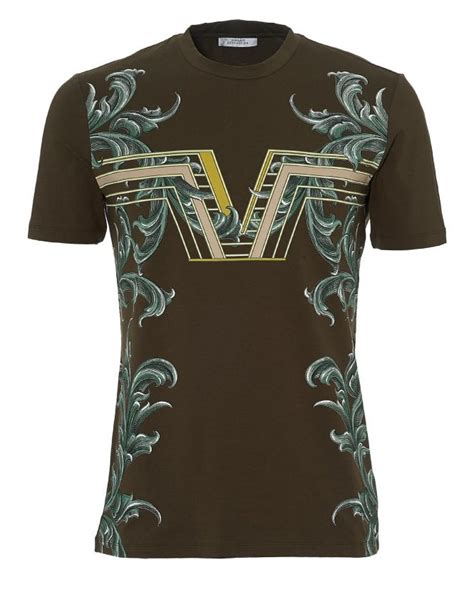 versace shirt collar|Versace collection t shirts men's.